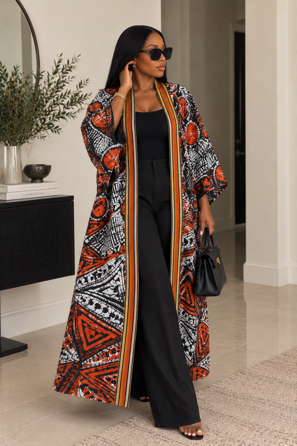 Ember Batik Long Kimono